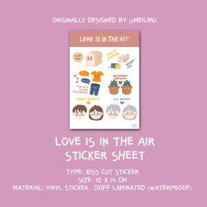 Sticker Sheet "Love is In The Air"