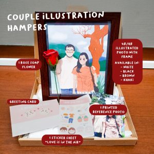 Custom Couple Illustration Hampers