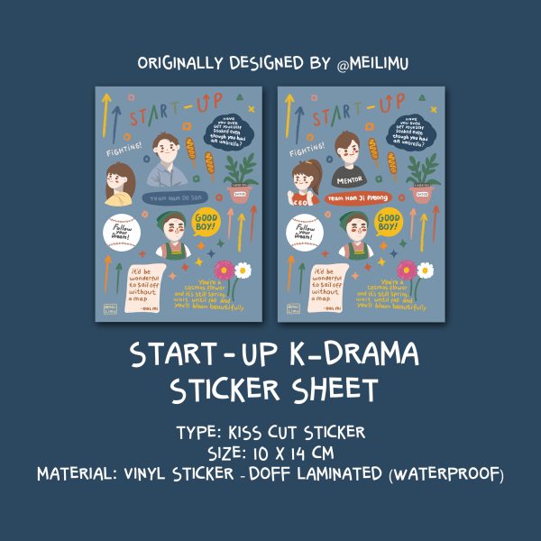 Sticker Sheet "K-Drama Start-Up"